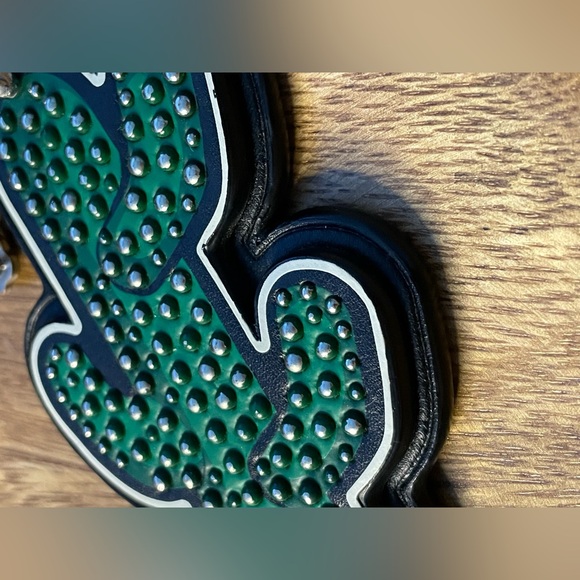 COACH Studded Cactus Leather Bag Charm - Picture 4 of 4